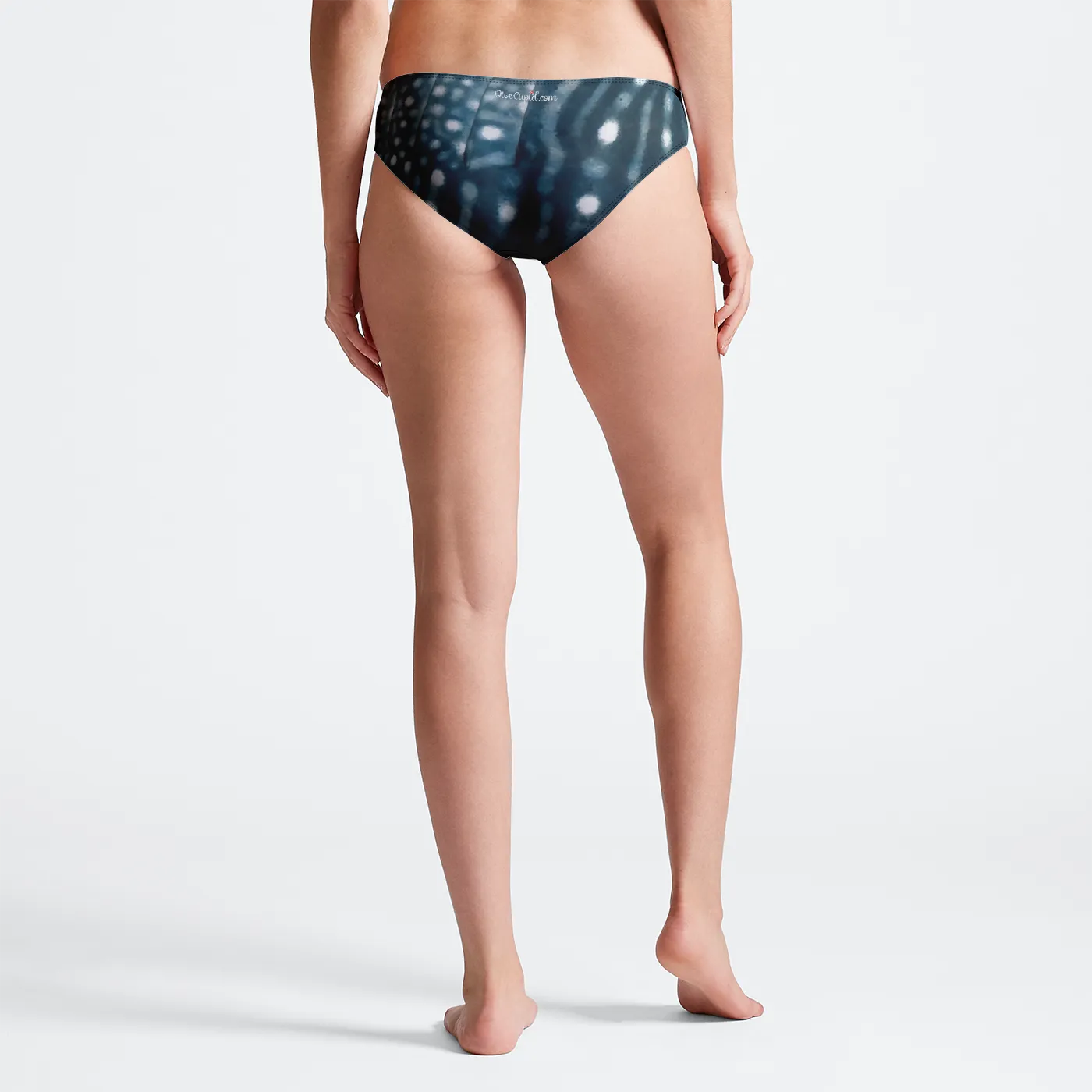 Whale Shark Mid Rise Bikini Bottom Brief