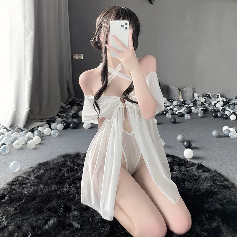 WHITE/BLACK UNDERWEAR PAJAMAS KF90028