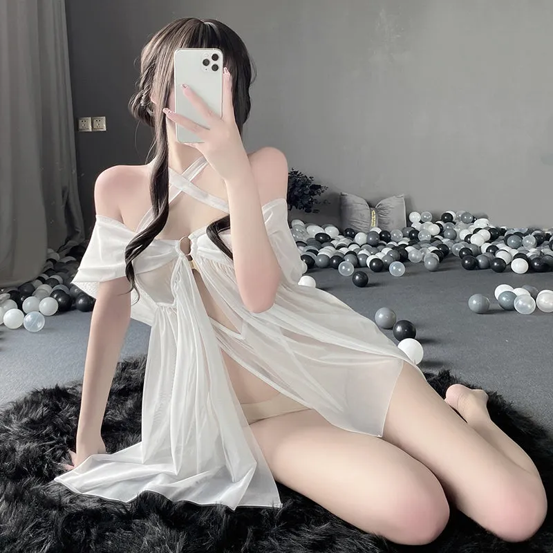 WHITE/BLACK UNDERWEAR PAJAMAS KF90028