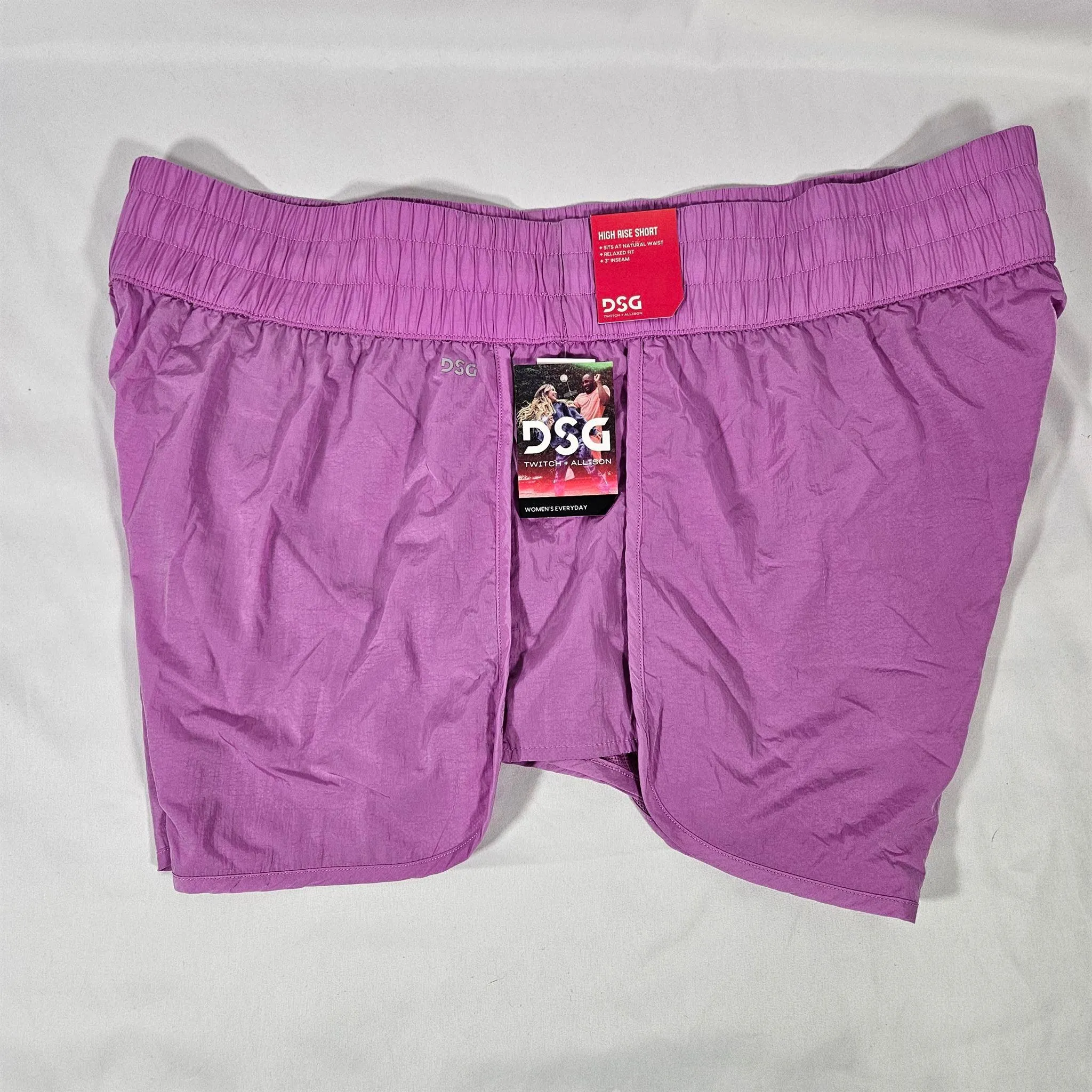 Women's DSG 3” High Rise Purple Shorts - 2XL