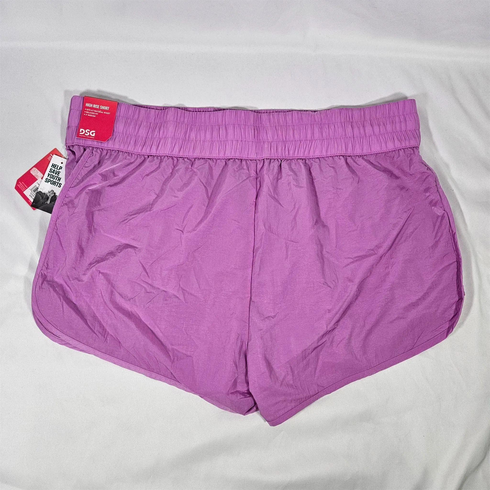 Women's DSG 3” High Rise Purple Shorts - 2XL