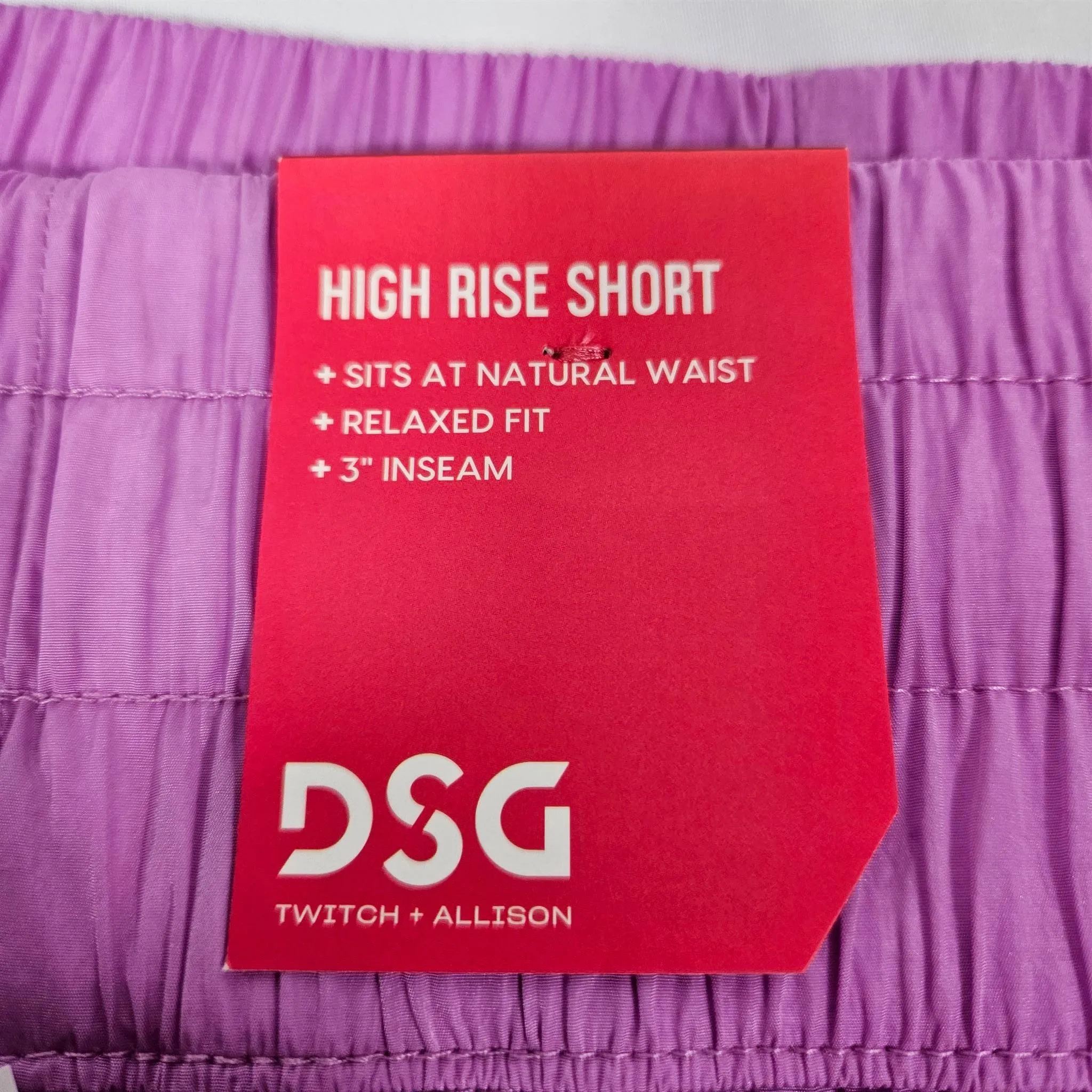 Women's DSG 3” High Rise Purple Shorts - 2XL