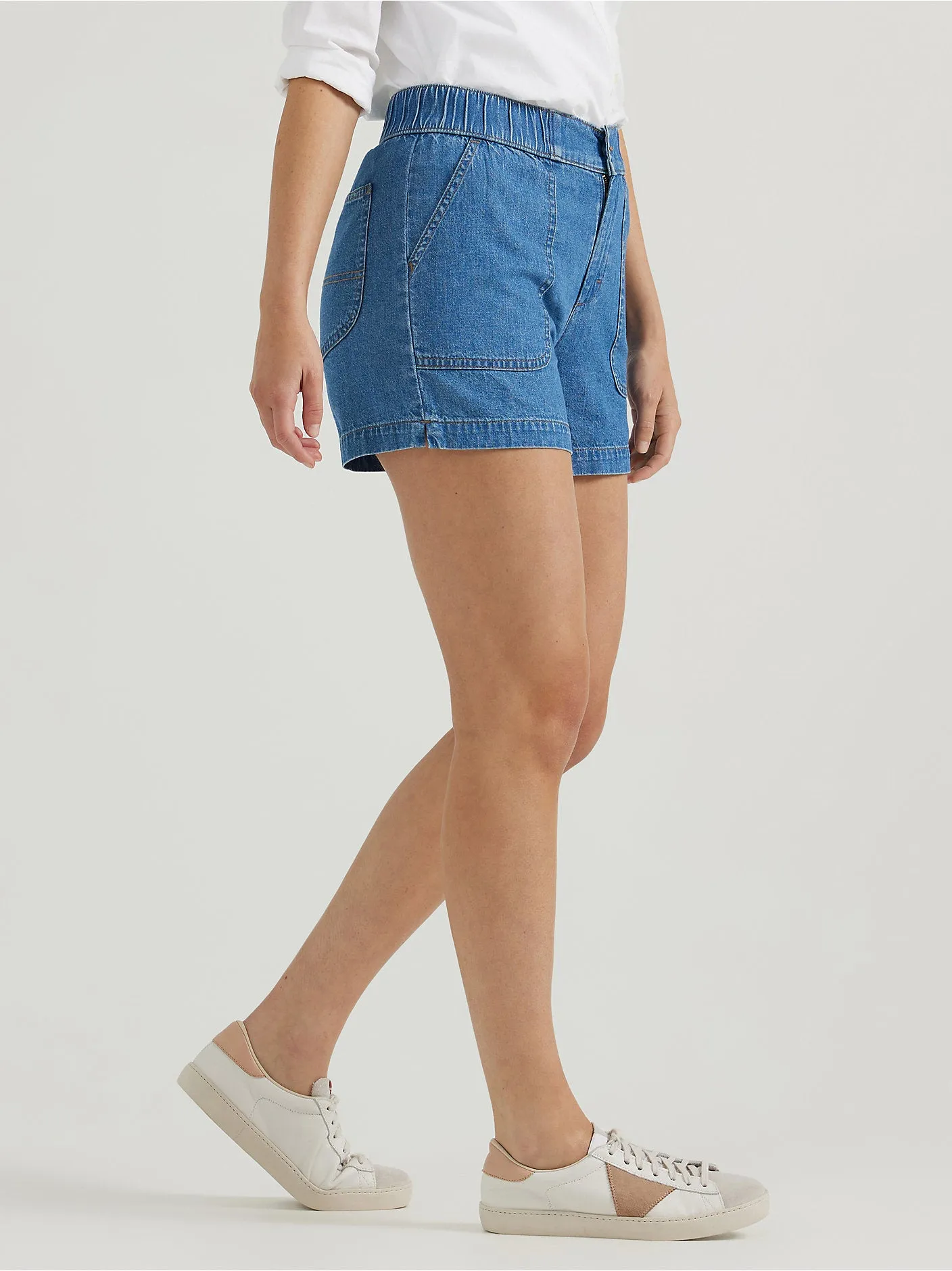 Women's Ultra Lux Comfort High Rise Pull-On Utility Short - 112346994