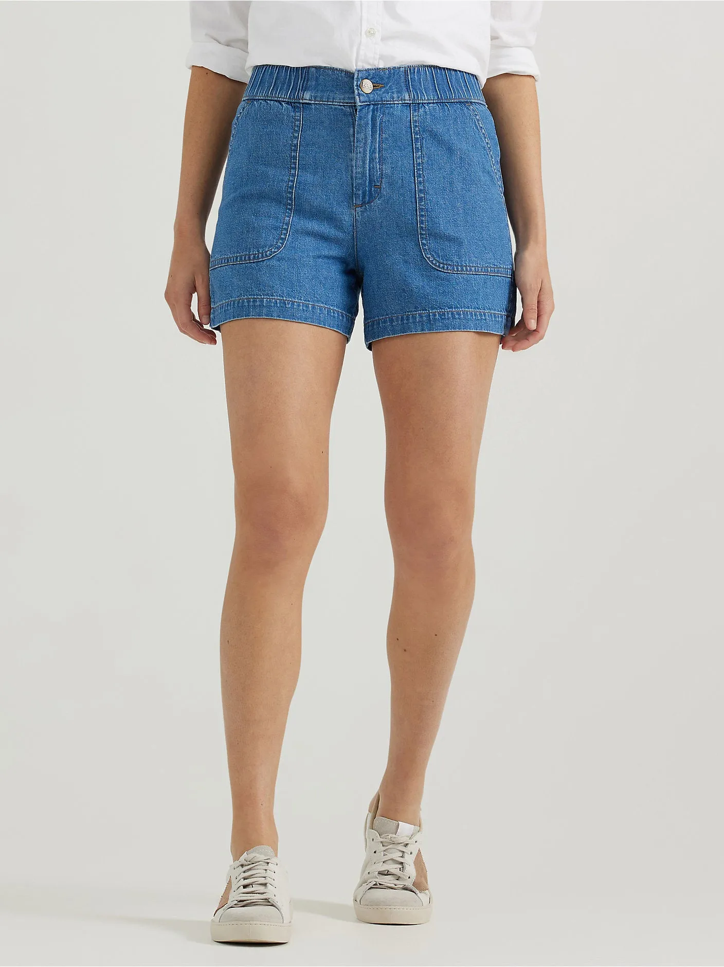 Women's Ultra Lux Comfort High Rise Pull-On Utility Short - 112346994