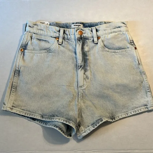 Wrangler 30 Shorts High Rise Festival Short in Be The Storm 5 pockets NWT