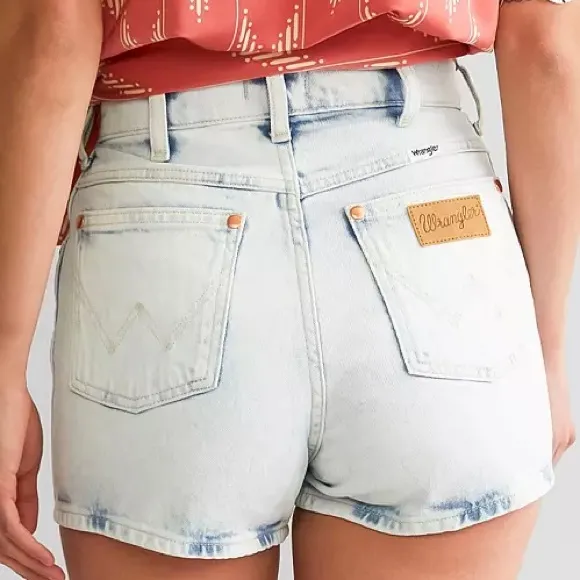 Wrangler 30 Shorts High Rise Festival Short in Be The Storm 5 pockets NWT