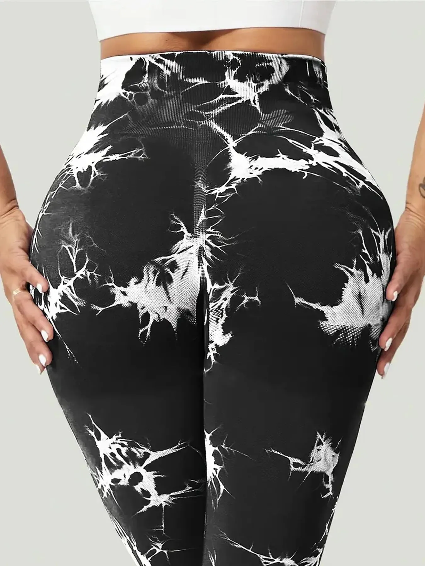 Yoga Marble Seamless Leggings