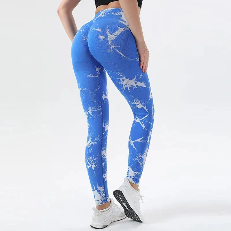 Yoga Marble Seamless Leggings