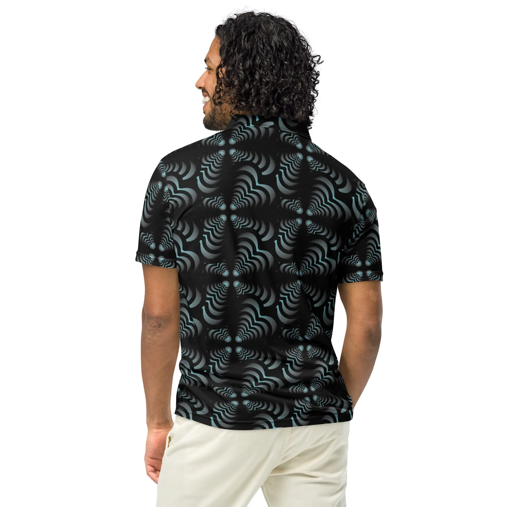 Zebra Love (Tm) Men’s slim fit polo