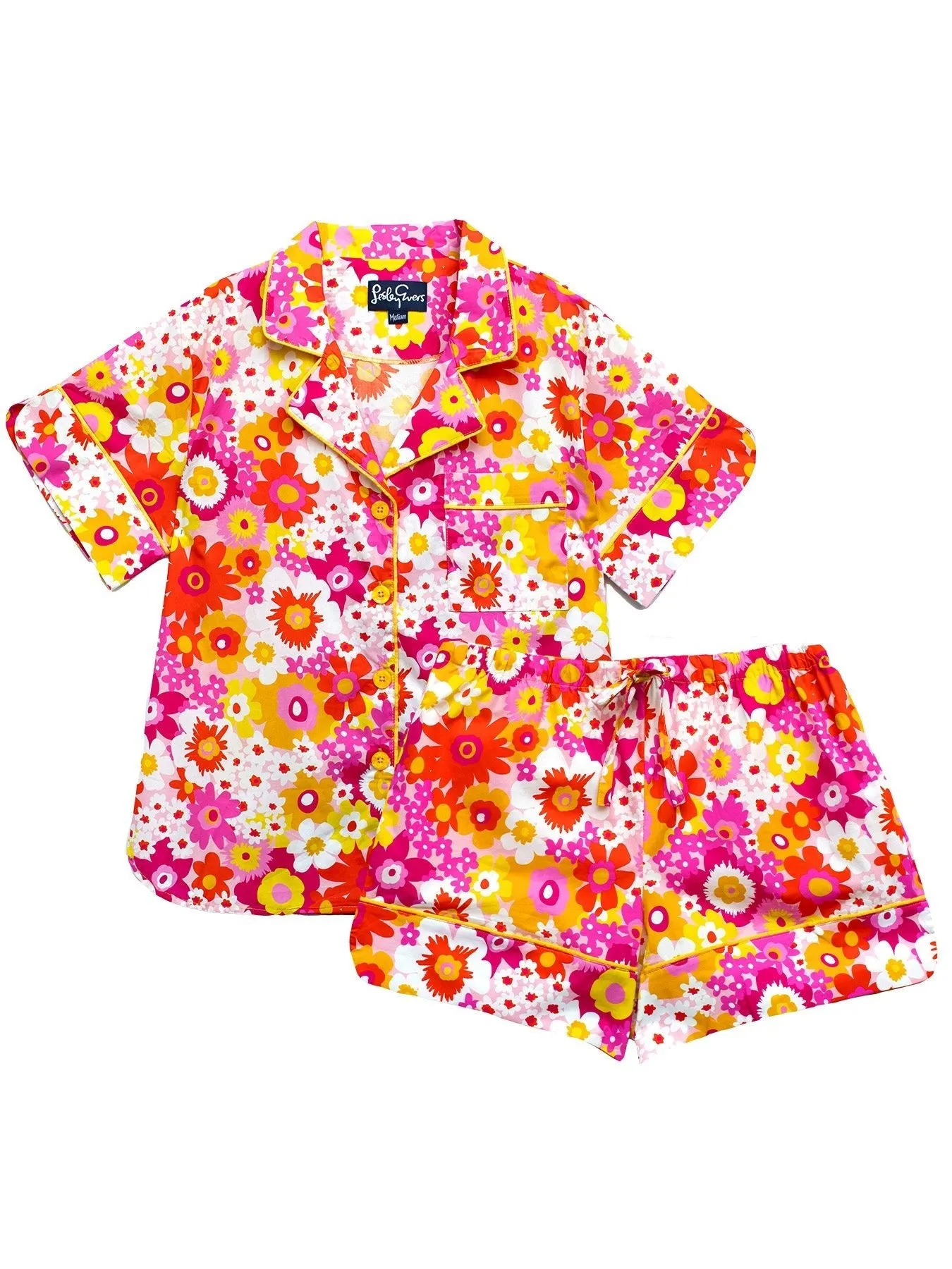 ZOEY pajama set Flower Power Pink