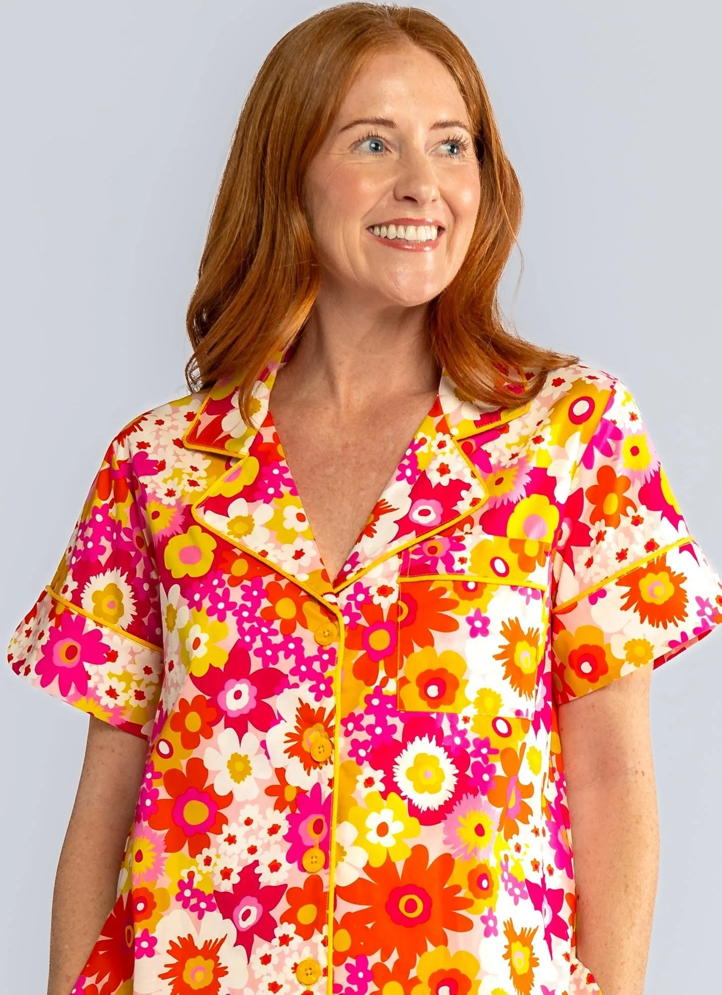 ZOEY pajama set Flower Power Pink